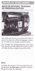 Boîte de secours Golf 1 Cabriolet.jpeg (155.58 Kio) Vu 4324 fois Extrait Notice d'Utilisation Golf 1 Cabriolet