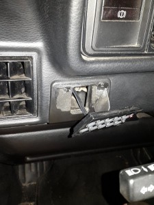 Derrière mon clavier une fois décollé