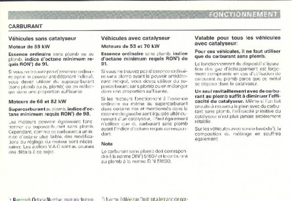 Carburant notice 84 (page 1)